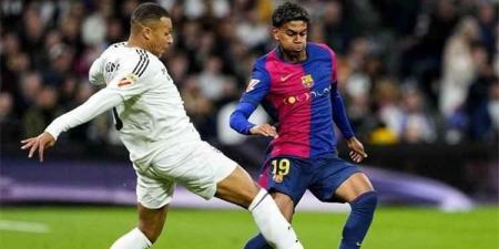 كلاسيكو الأرض بين برشلونة وريال مدريد يتصدر مباريات اليوم الأحد 25 أكتوبر 2026.. المواعيد والقنوات الناقلة