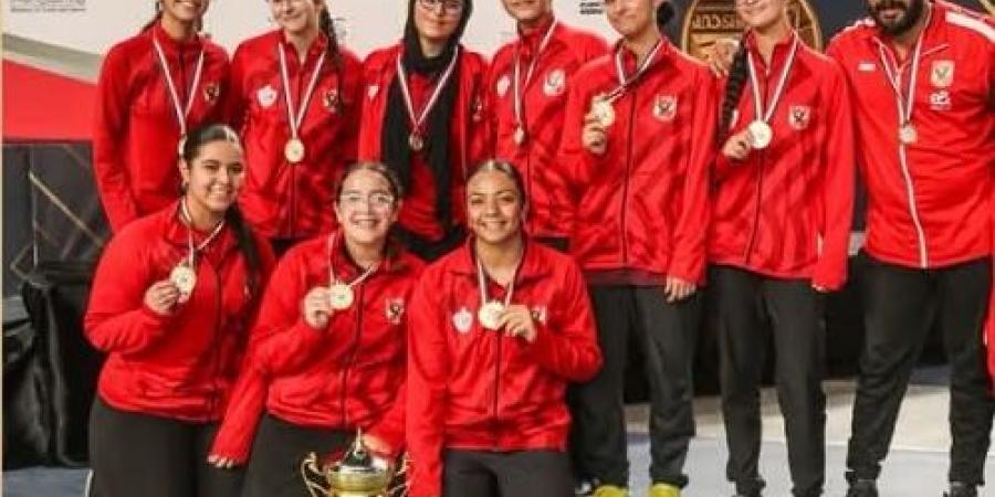 الأهلي يفوز على الزمالك ويتوج ببطولة الجمهورية لتنس الطاولة للناشئات