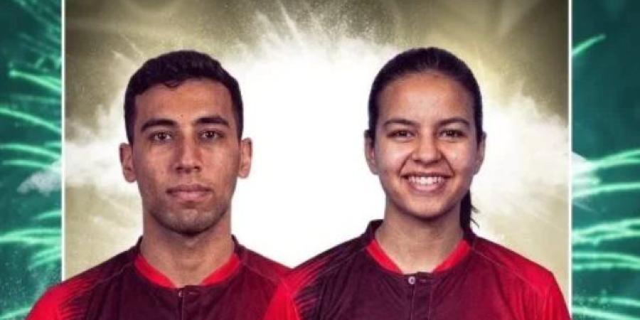 يوسف عبد العزيز ومريم الهضيبى يتوجان بذهبية زوجى المختلط ببطولة أفريقيا لتنس الطاولة